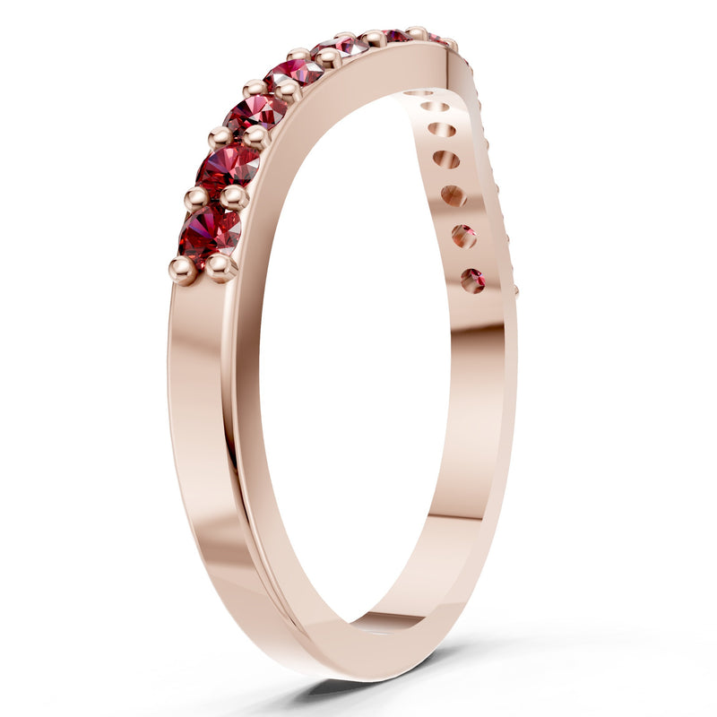 Curved Stacking Gold Band