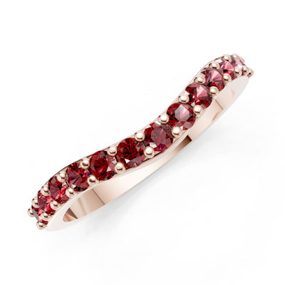 Curved Stacking Gold Band