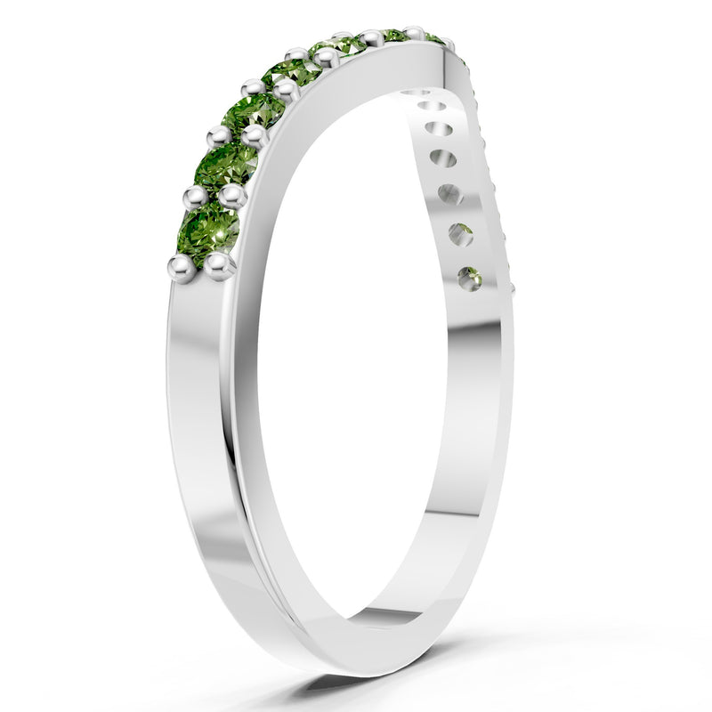 Curved Stacking Gold Band