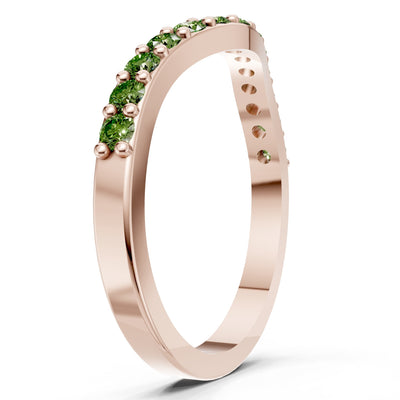 Curved Stacking Gold Band