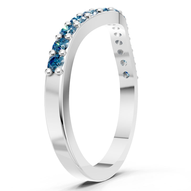 Curved Stacking Gold Band