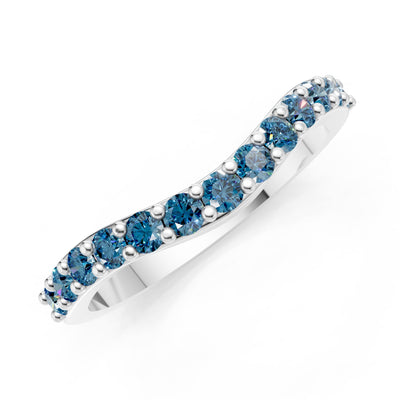 Curved Stacking Gold Band
