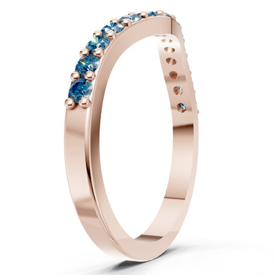 Curved Stacking Gold Band