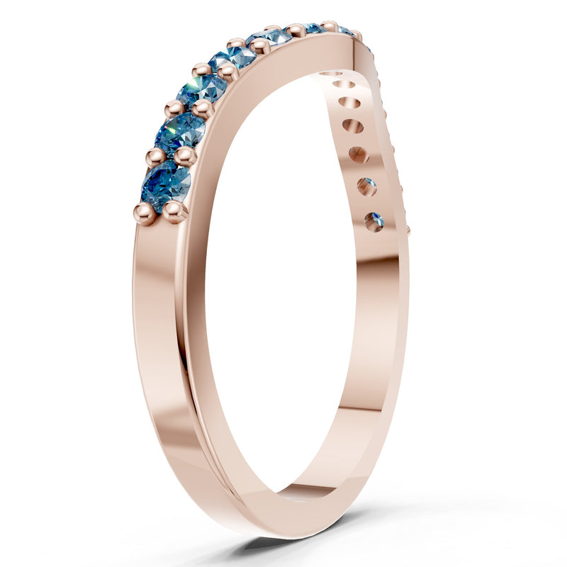Curved Stacking Gold Band