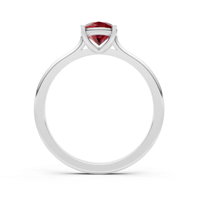 Oval Cut Gold Solitaire Diamond Engagement Ring