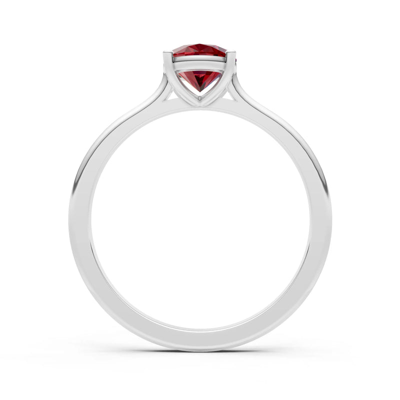 Oval Cut Gold Solitaire Diamond Engagement Ring