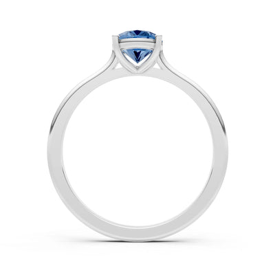 LBT Oval 8x6mm Normal Gold Quality 4 Prong Solitaire 8x6 mm Oval Shape Engagement Ring Cathedral Setting