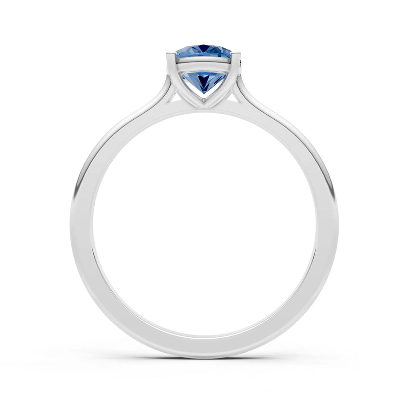 LBT Oval 8x6mm Normal Gold Quality 4 Prong Solitaire 8x6 mm Oval Shape Engagement Ring Cathedral Setting