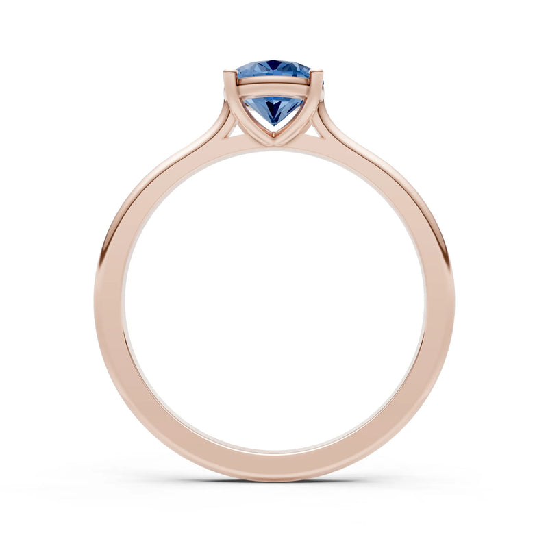 LBT Oval 8x6mm Normal Gold Quality 4 Prong Solitaire 8x6 mm Oval Shape Engagement Ring Cathedral Setting