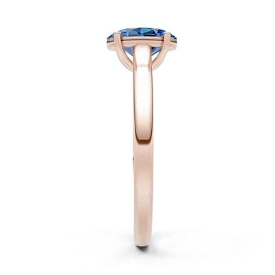 LBT Oval 8x6mm Normal Gold Quality 4 Prong Solitaire 8x6 mm Oval Shape Engagement Ring Cathedral Setting