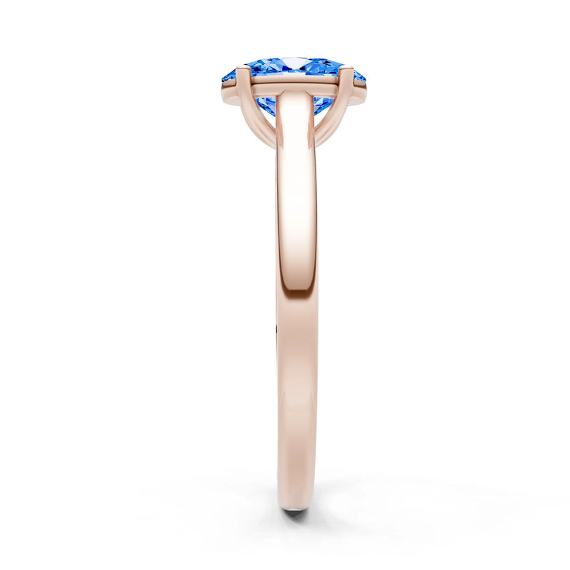 SBT Oval 8x6mm Normal Gold Quality 4 Prong Solitaire 8x6 mm Oval Shape Engagement Ring Cathedral Setting