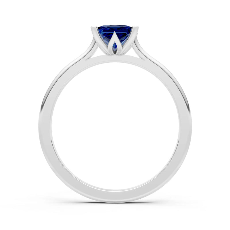 10k Yellow Gold Princess-Cut Solitaire Diamond Engagement Ring