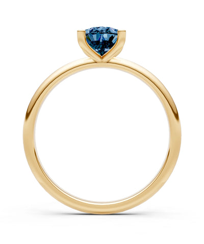 Alexandrite 5 Prong Pear Shape Solitaire Engagement Ring