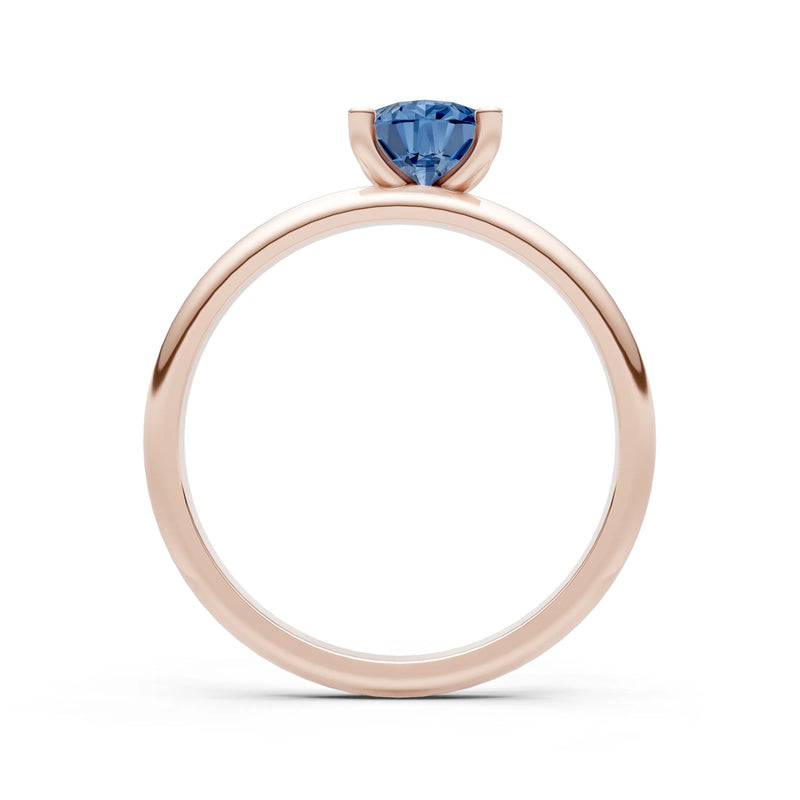 Prong Pear Shape Lab Grown Diamond Solitaire Engagement Gold Ring