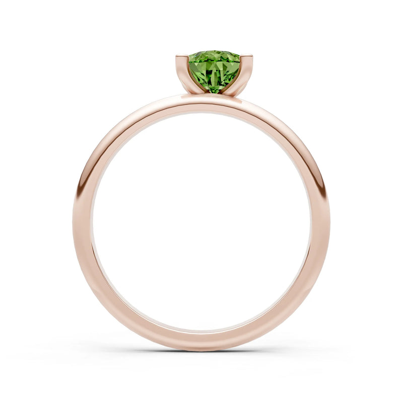 Prong Pear Shape Lab Grown Diamond Solitaire Engagement Gold Ring