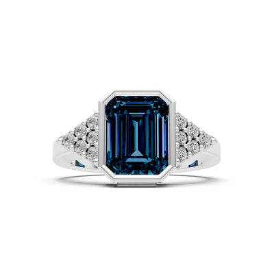 Vintage Inspired Bezel Set Cocktail Ring