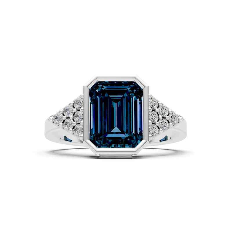 Vintage Inspired Bezel Set Cocktail Ring