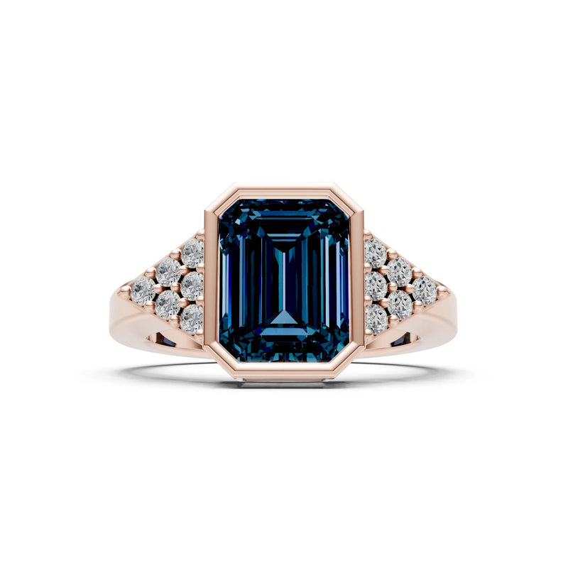 Vintage Inspired Bezel Set Cocktail Ring