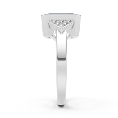 Vintage Inspired Bezel Set Cocktail Ring