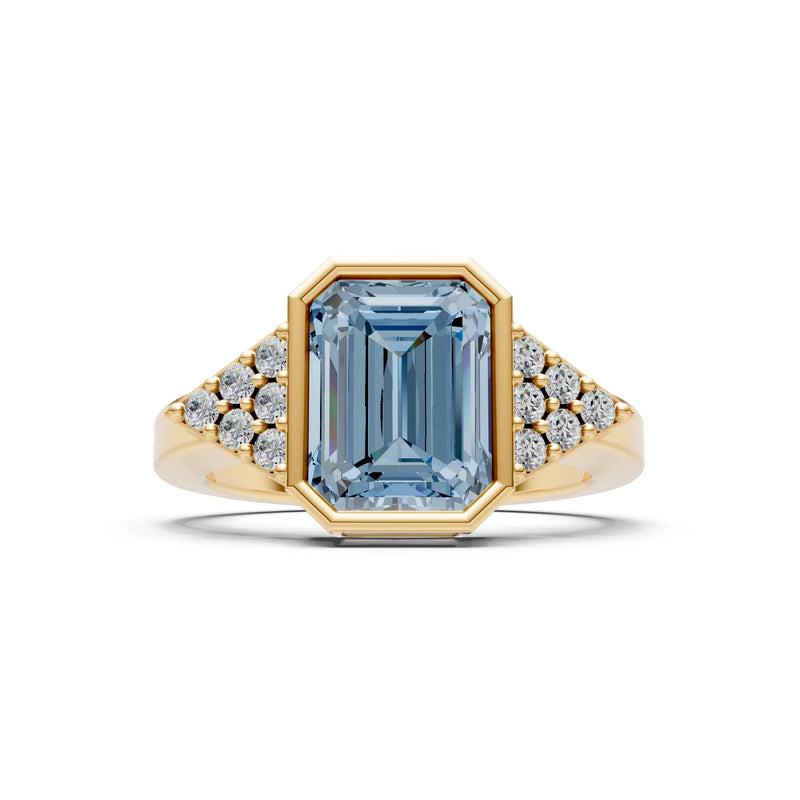 Vintage Inspired Bezel Set Cocktail Ring