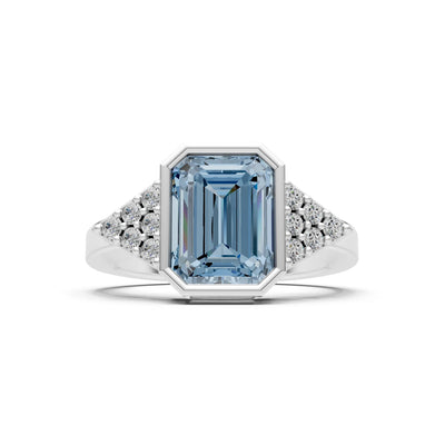 Vintage Inspired Bezel Set Cocktail Ring