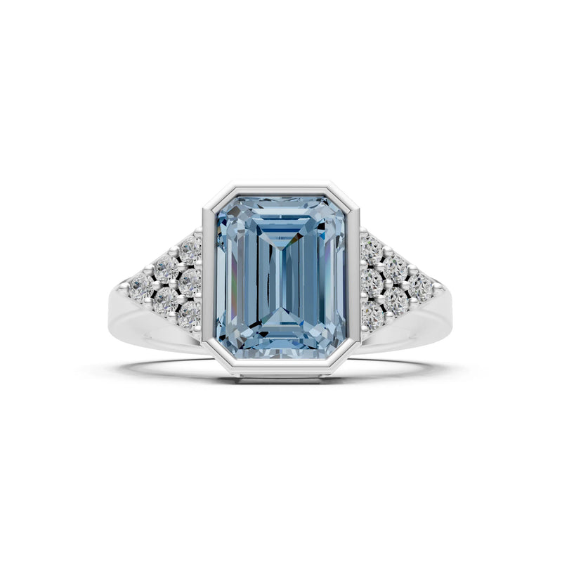 Vintage Inspired Bezel Set Cocktail Ring
