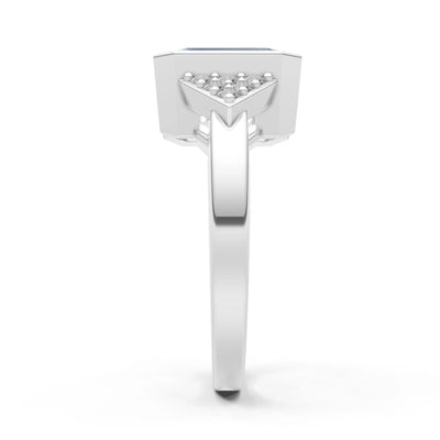 Vintage Inspired Bezel Set Cocktail Ring