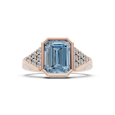 Vintage Inspired Bezel Set Cocktail Ring