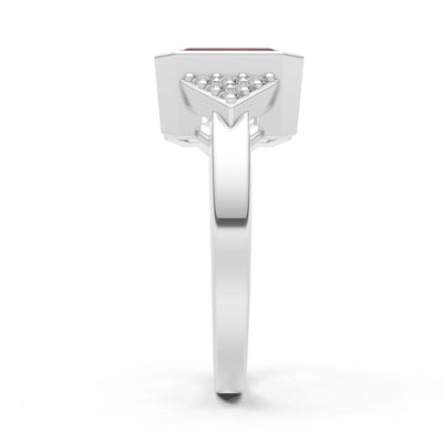 Vintage Inspired Bezel Set Cocktail Ring