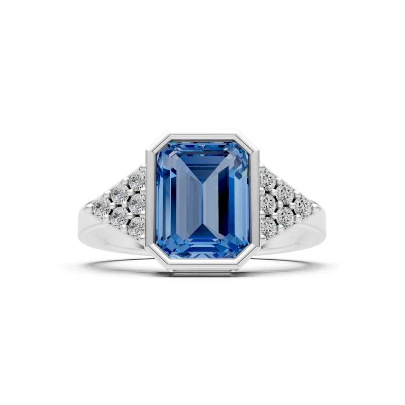 Vintage Inspired Bezel Set Cocktail Ring