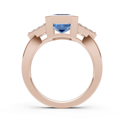 Vintage Inspired Bezel Set Cocktail Ring