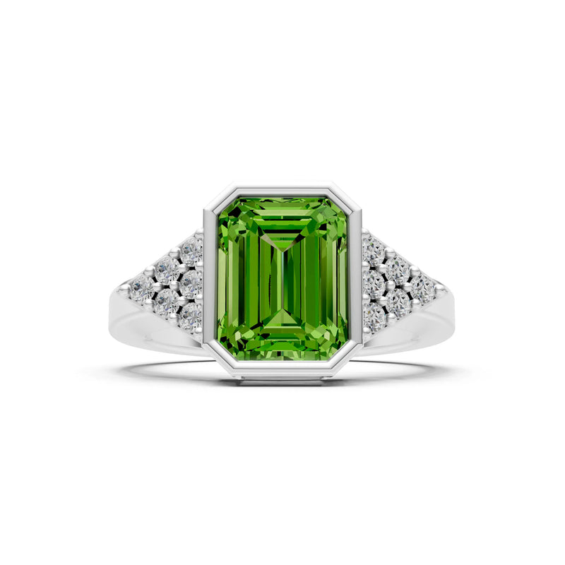 Vintage Inspired Bezel Set Cocktail Ring