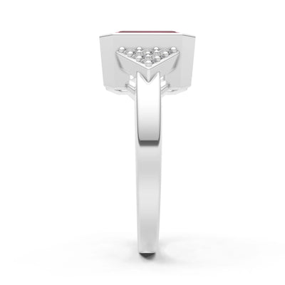Vintage Inspired Bezel Set Cocktail Ring