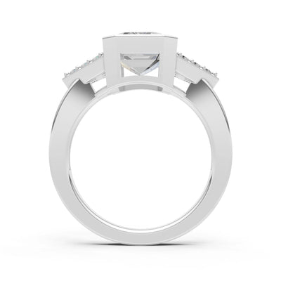 Vintage Inspired Bezel Set Cocktail Ring