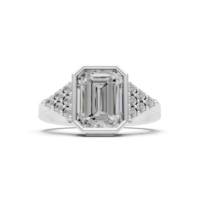 Vintage Inspired Bezel Set Cocktail Ring