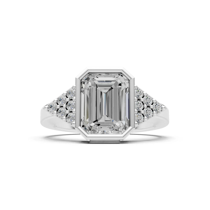 Vintage Inspired Bezel Set Cocktail Ring