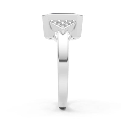 Vintage Inspired Bezel Set Cocktail Ring
