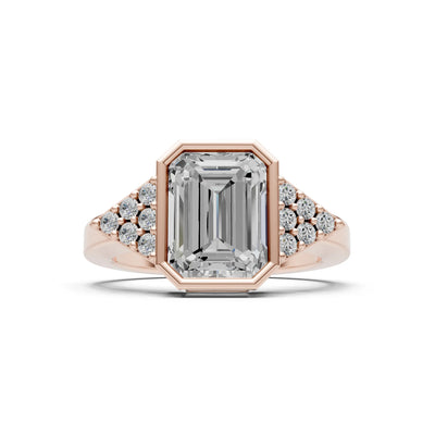 Vintage Inspired Bezel Set Cocktail Ring