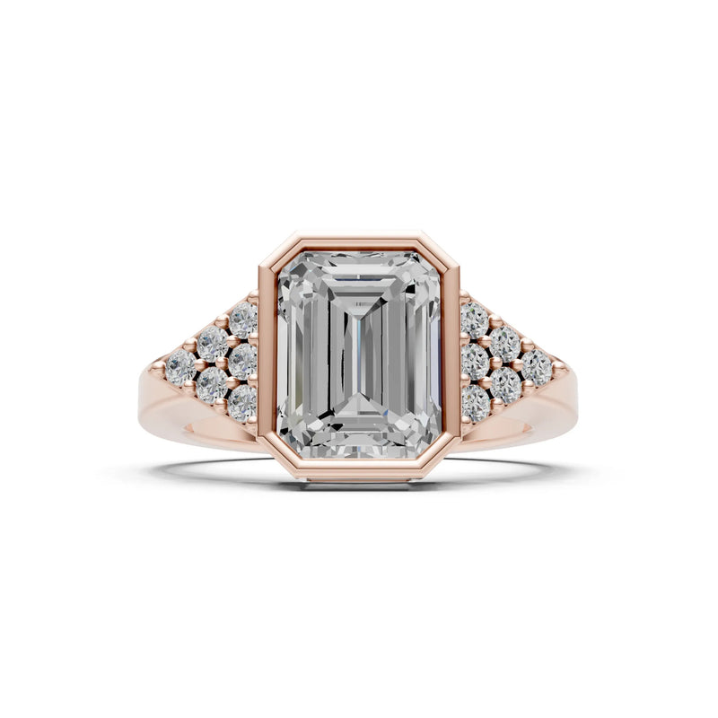 Vintage Inspired Bezel Set Cocktail Ring