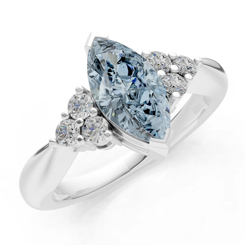 Antique Inspired Design Engagement Gold Ring