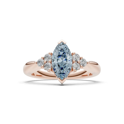 Antique Inspired Design Engagement Gold Ring