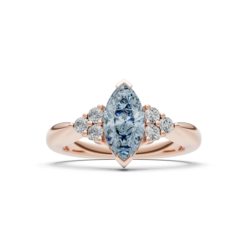 Antique Inspired Design Engagement Gold Ring