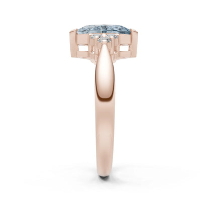 Antique Inspired Design Engagement Gold Ring