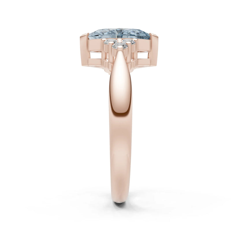 Antique Inspired Design Engagement Gold Ring