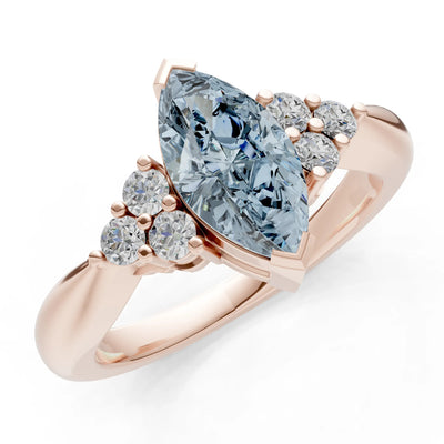 Antique Inspired Design Engagement Gold Ring
