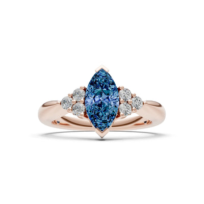 Antique Inspired Design Engagement Gold Ring