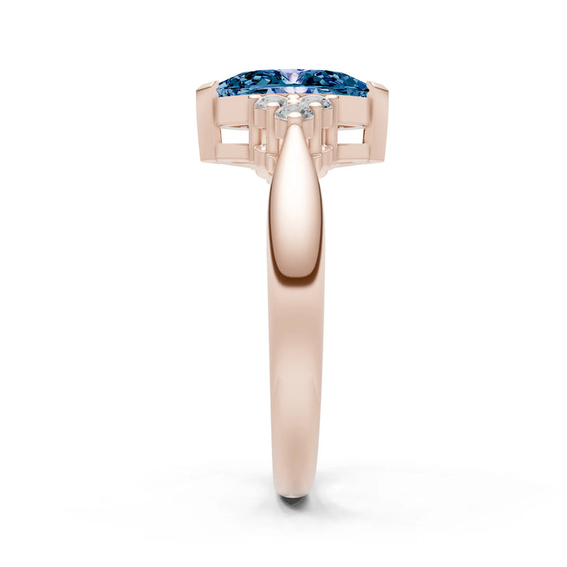 Antique Inspired Design Engagement Gold Ring