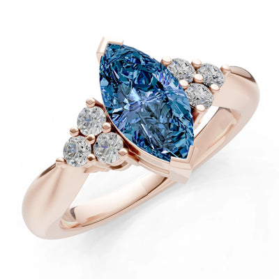 Antique Inspired Design Engagement Gold Ring