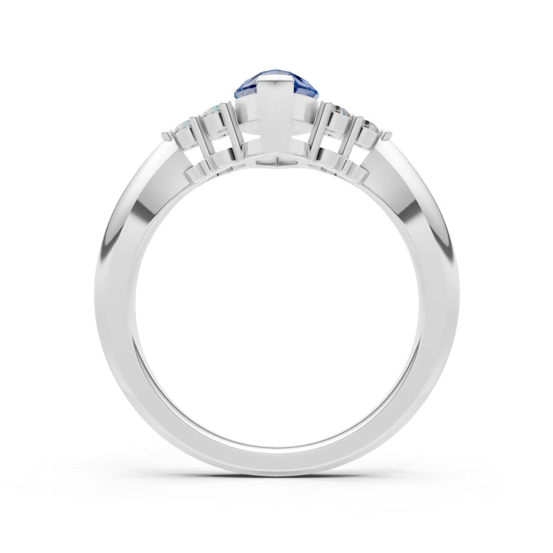 Antique Inspired Design Engagement Gold Ring