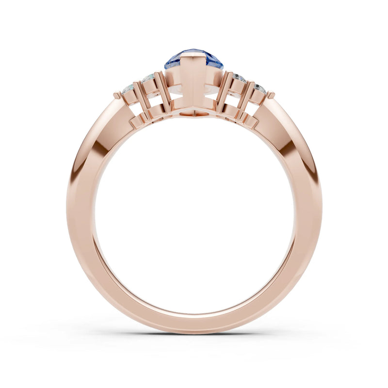 Antique Inspired Design Engagement Gold Ring